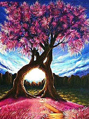 2000 Pieces Adults Jigsaw Puzzles, Landscape Series Puzzle,Brain Challenge Jigsaw Toy for Children,Pink Erotic Tree Natural Scenery Intelligence Puzzles,70x100cmSCd119 von ADEIK