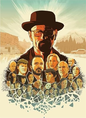 Puzzle 1000 Pieces Classic Film Breakings Bad Posters for Adult Family Decompression Toy 50x70cmKv106 von ADEIK