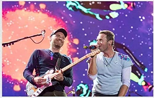 Puzzle 1000 Pieces Coldplay Pop Music Singer Poster Paper Toy for Adults Decompression Game38x52cmKv400 von ADEIK