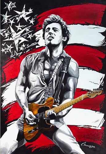 Puzzle 2000 Pieces Singer B.Springsteen Poster Puzzle for Adult Family Decompression Games 615Zw70x100cm von ADEIK