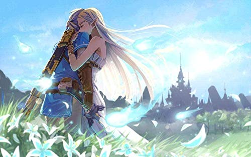 Puzzles 1000 Pieces for Adults Legend of Zelda Educational Intellectual Decompression Toy Fun Family Game for Children Adults Challenging Puzzles Gift 50x70cmKv350 von ADEIK