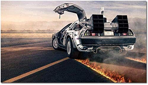Puzzles Back to The Future Wooden Puzzle Vintage Movie Art Car 1000 Pieces Adults Puzzles Iq Challenge Memory Games 38x52cm von ADEIK