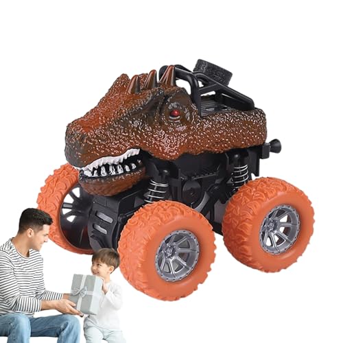 ADERN Reibungsautos - Pädagogische Dinosaurierautos - Reibungsspielzeug, Tierautospielzeug, Lernspielzeug für Kinder Jungen und Mädchen im Alter von 3–8 Jahren, Geschenke für Geburtstags von ADERN