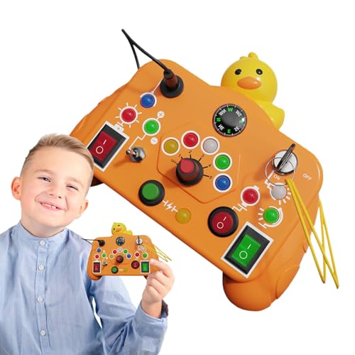 ADERN -Spielzeug, LED-Brett | LED-Aktivitätsbrettspielzeug für Kleinkinder,Spielzeug für die frühe Entwicklung der Feinmotorik für Kinder ab 3 Jahren von ADERN