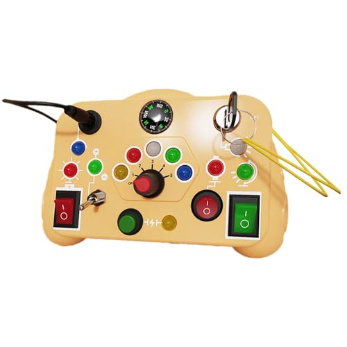 ADERN -Spielzeug, LED-Brett - Sensorisches LED-Brett, Aktivitätsspielzeug | Vorschulspielzeug zur Schulung der Sinneswahrnehmung für Flugzeuge, Klassenzimmer und Spielplätze von ADERN