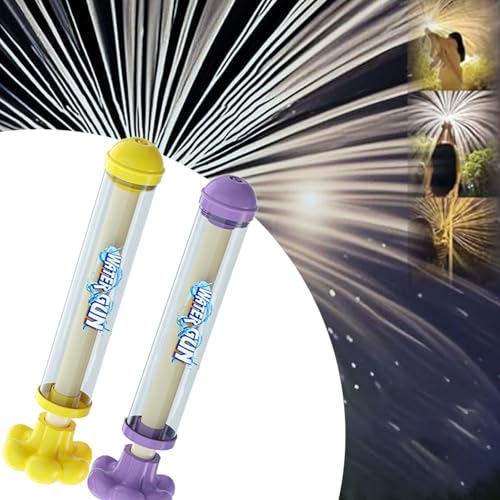 Firework Water Gun, Pusher Type Fun Fireworks Water Jet Spray Toy,Firework 𝐖𝐚𝐭𝐞𝐫 Spray Gun, High Pressure Pull-Out Sprinkler Spray Toys, Fireworks Style 𝐖𝐚𝐭𝐞𝐫 Spray Props Suitable (2C) von ADFUGE