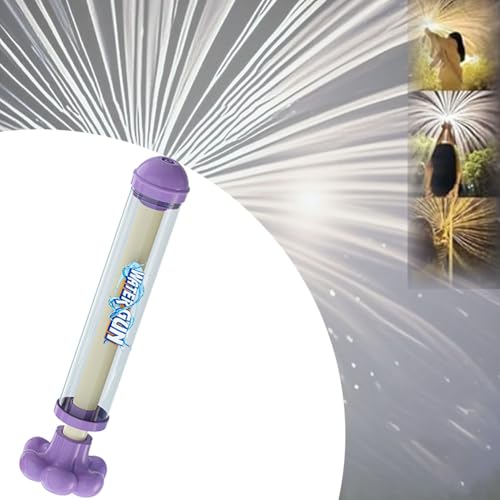 Firework Water Gun, Pusher Type Fun Fireworks Water Jet Spray Toy,Firework 𝐖𝐚𝐭𝐞𝐫 Spray Gun, High Pressure Pull-Out Sprinkler Spray Toys, Fireworks Style 𝐖𝐚𝐭𝐞𝐫 Spray Props Suitable (Purple) von ADFUGE