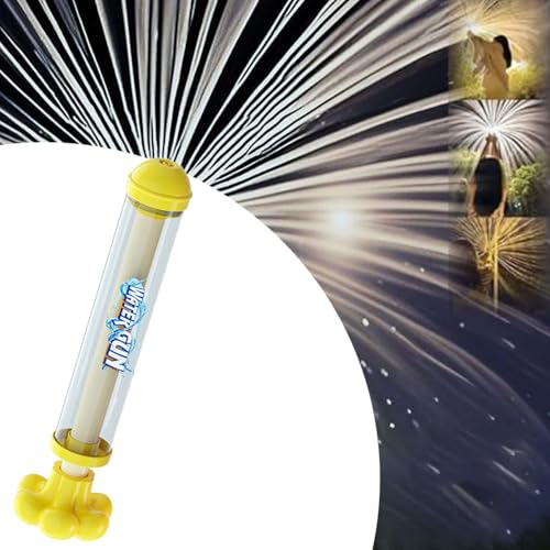 Firework Water Gun, Pusher Type Fun Fireworks Water Jet Spray Toy,Firework 𝐖𝐚𝐭𝐞𝐫 Spray Gun, High Pressure Pull-Out Sprinkler Spray Toys, Fireworks Style 𝐖𝐚𝐭𝐞𝐫 Spray Props Suitable (Yellow) von ADFUGE