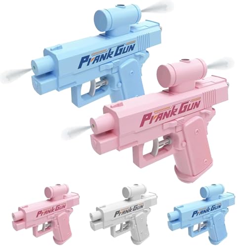 Prank Water Gun,Prank Gun,Double-Sided Reverse Water 𝐆𝐮𝐧,Prank Squirt Guns,from Front and Back (Pink+Blue) von ADFUGE