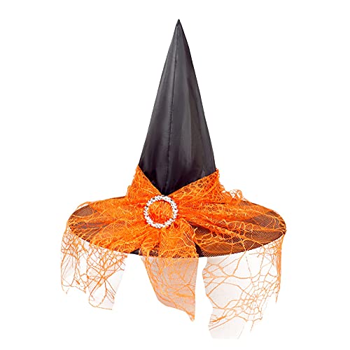 Gruselige Halloween Horror 2023 Y2/K Kopfbedeckung Cosplay Hut Requisiten Dekorative Kinder Erwachsene Halloween Baseballmützen Signierte Kappe (Orange, One Size) von ADMAY