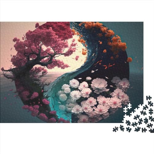 ADMITO 1000 Teile Puzzle für Erwachsene, Yin- und Yang-Ebenen, Holzpuzzle, Erwachsene und Kinder, 75x50cm ADMITO 1000 Teile Puzzle für Erwachsene, Yin- und Yang-Ebenen, Holzpuzzle, Erwachsene und Kinder, 75x50cm von ADMITO