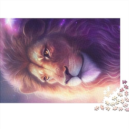 300-teiliges Puzzle „Himmlischer Löwe“ für Erwachsene, Teenager, Kinder, großes Puzzle, Spielzeug, Geschenk, pädagogisch, intellektuell, dekomprimierend, lustiges Familienspiel (40x28cm) von ADMITO