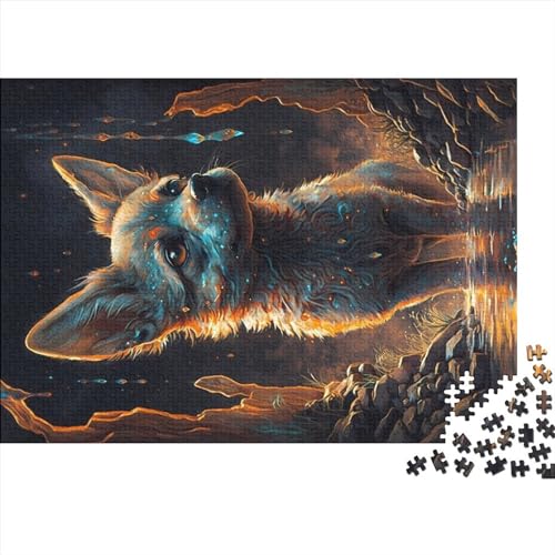 Chihuahua-Hund-Fiction-Puzzle, 300 Teile, für Erwachsene, Puzzle für Erwachsene, 300-teiliges Puzzle, Lernspiele (40x28cm) von ADMITO