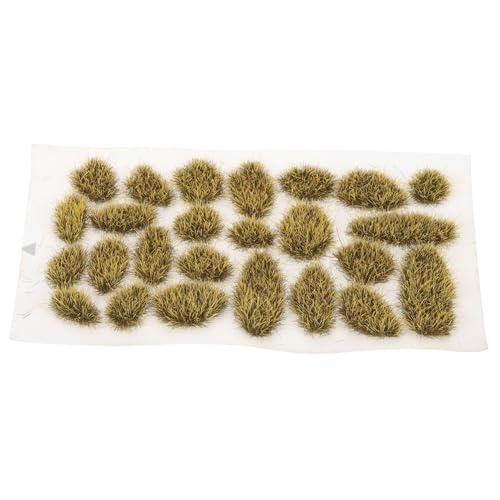 ADOCARN 1 Box Grasmodell Epoxidharz Skulptur Mini Maßstab Gebäude Miniaturen Gelände Modellbausatz Kleine Basen Miniaturgelände Kleines Grasbüschel Gefälschtes Modell Wald Miniatur von ADOCARN
