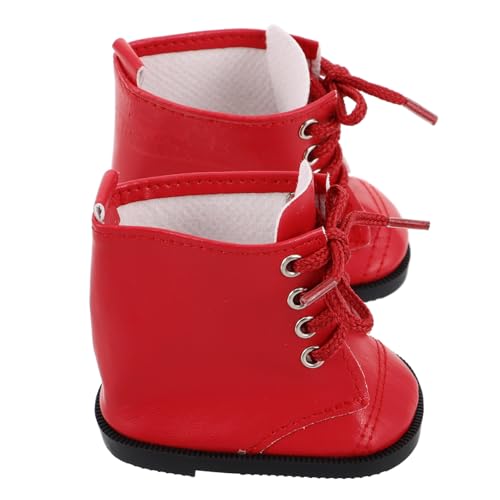 ADOCARN 1 Paar Puppenstiefel aus PU Leder Stilvolle und Langlebige Schuhe für Mädchenpuppen für Puppenkleidung und Kreative Spielzeitaccessoires ADOCARN 1 Paar Puppenstiefel aus PU Leder Stilvolle und Langlebige Schuhe für Mädchenpuppen für Puppenkleidung und Kreative Spielzeitaccessoires von ADOCARN