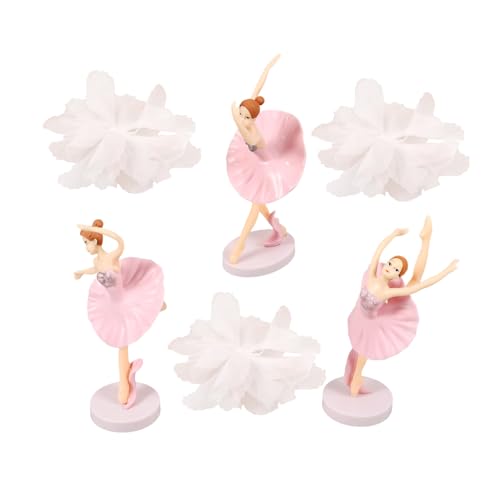 ADOCARN Ballerina-kuchendekoration 6er-pack Kreative Kuchendekorationen Für Hochzeiten Und Geburtstagsfeiern von ADOCARN
