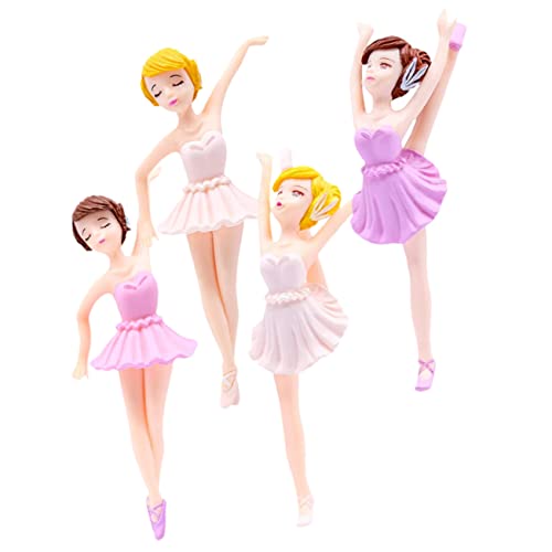 ADOCARN 1 Satz Ballerina-mädchen-ornamente Spielzeugküchenzubehör Tiaras Lutscher Festzug Krone Kuchen Pappbecher Figur Einer Balletttänzerin Cupcake-topper Für Mädchen Pvc 4 Stück ADOCARN 1 Satz Ballerina-mädchen-ornamente Spielzeugküchenzubehör Tiaras Lutscher Festzug Krone Kuchen Pappbecher Figur Einer Balletttänzerin Cupcake-topper Für Mädchen Pvc 4 Stück von ADOCARN
