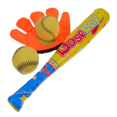 ADOCARN 1 Satz Baseball-Anzug Baseballhandschuh Mini-Basketball Set for -Baseball-Set Baseballbälle und -schläger Bälle fangen Spiele Plastik ADOCARN 1 Satz Baseball-Anzug Baseballhandschuh Mini-Basketball Set for -Baseball-Set Baseballbälle und -schläger Bälle fangen Spiele Plastik von ADOCARN