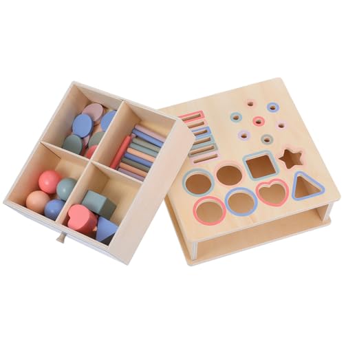 ADOCARN 1 Satz Bausteine der Früherziehung Sortierspielzeug Für Babys Bauen Montessori Zählen Bausteine Lernspielzeug Für Die Frühe Bildung Hölzern ADOCARN 1 Satz Bausteine der Früherziehung Sortierspielzeug Für Babys Bauen Montessori Zählen Bausteine Lernspielzeug Für Die Frühe Bildung Hölzern von ADOCARN