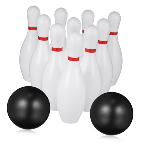 ADOCARN 15cm Kinder Bowling Spiel Set Großes Bowling Set Spielzeug Für Kinder Pädagogisches Sportspielzeug von ADOCARN