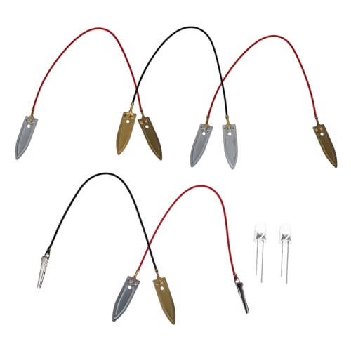 ADOCARN 1 Satz DIY Früchtebatterie Experimentierkasten Lehrreiches für Erzeugung von Elektrizität aus Kreatives Lernspielzeug für Physikprojekte und Experimente mit Kartoffeln und Zitronen von ADOCARN
