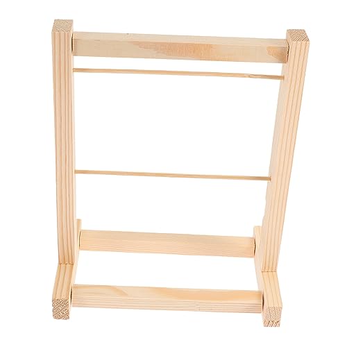 ADOCARN 1 Satz Doll Clothes Storage Rack Organizer für Puppenbekleidung Praktischer Kleiderständer für Aufhängen von Puppenkleidern und Accessoires Holzdesign Platzsparend Spielzeugzubehör ADOCARN 1 Satz Doll Clothes Storage Rack Organizer für Puppenbekleidung Praktischer Kleiderständer für Aufhängen von Puppenkleidern und Accessoires Holzdesign Platzsparend Spielzeugzubehör von ADOCARN