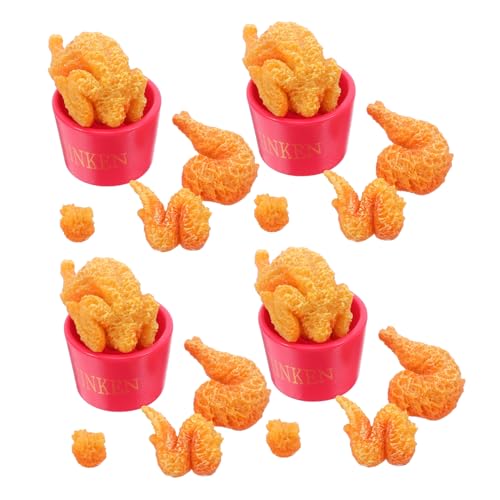 ADOCARN 1 Satz Echtistische Künstliche Hähnchenkeulen und Flügel Modell Teiliges für Fotografie Partys und Kreative Dekorationen Lebensnahe Fake Food Requisiten für Erwachsene ADOCARN 1 Satz Echtistische Künstliche Hähnchenkeulen und Flügel Modell Teiliges für Fotografie Partys und Kreative Dekorationen Lebensnahe Fake Food Requisiten für Erwachsene von ADOCARN