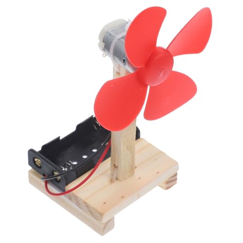 ADOCARN 1 Satz Fan Bildungsspielzeug Wissenschaft für kinderspielzeug Fan mini handgefertigte Fan-Requisiten nützliche Experiment Requisiten Holz von ADOCARN