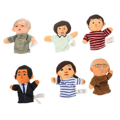 ADOCARN 1 Satz Fingerpuppen für Teiliges Familien Fingerpuppen aus Hochwertigem Fördert Kreativität und Eltern Bindung für Aufführungen ADOCARN 1 Satz Fingerpuppen für Teiliges Familien Fingerpuppen aus Hochwertigem Fördert Kreativität und Eltern Bindung für Aufführungen von ADOCARN