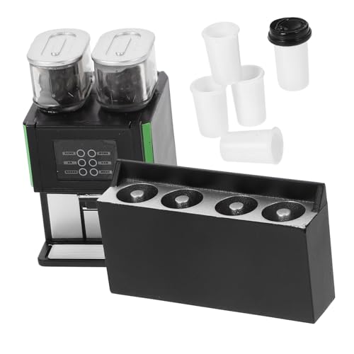 ADOCARN 1 Satz Kaffeemaschine Modell für Puppenhaus Realistische Küchenaccessoires Einfach zu Verwenden für Miniaturhäuser und Sammler Dekorative Kaffeemaschine für Erwachsene ADOCARN 1 Satz Kaffeemaschine Modell für Puppenhaus Realistische Küchenaccessoires Einfach zu Verwenden für Miniaturhäuser und Sammler Dekorative Kaffeemaschine für Erwachsene von ADOCARN