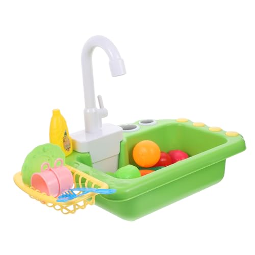 ADOCARN 1 Satz Kinderküche Waschbecken mit Wasserzirkulation Elektronisches Geschirrspüler Modell für Rollenspiele Interaktives Küchenspielzeug Fördert Handwerkliche Fähigkeiten und Eltern ADOCARN 1 Satz Kinderküche Waschbecken mit Wasserzirkulation Elektronisches Geschirrspüler Modell für Rollenspiele Interaktives Küchenspielzeug Fördert Handwerkliche Fähigkeiten und Eltern von ADOCARN