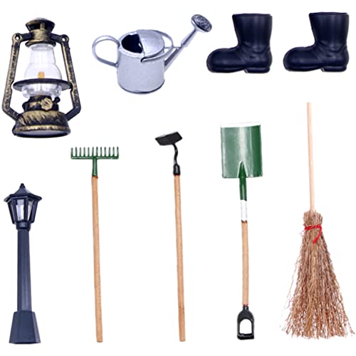 ADOCARN 1 Satz Mini Gartenwerkzeug Teiliges Zubehör für Mini Häuser Puppenhaus Garten Deko Leichtgewichtig Sicheres Material Kreative Garten Accessoires ADOCARN 1 Satz Mini Gartenwerkzeug Teiliges Zubehör für Mini Häuser Puppenhaus Garten Deko Leichtgewichtig Sicheres Material Kreative Garten Accessoires von ADOCARN