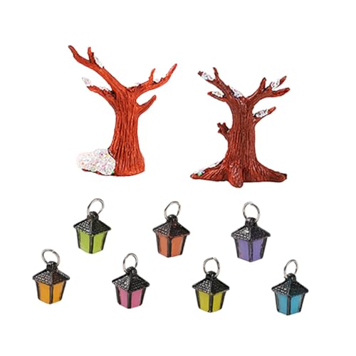 ADOCARN 1 Satz Miniaturbaum mit Lichtern Modelle für DIY Puppenhaus und Szenen für Kreative Dekoration und Gartenlandschaft Gestalten ADOCARN 1 Satz Miniaturbaum mit Lichtern Modelle für DIY Puppenhaus und Szenen für Kreative Dekoration und Gartenlandschaft Gestalten von ADOCARN