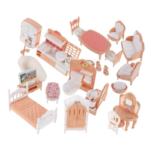 ADOCARN 1 Satz Miniaturmöbel Set für Puppenhaus Teiliges Realistisches Zubehör aus Sicherem für Kreatives und Dekoration für Sammler ADOCARN 1 Satz Miniaturmöbel Set für Puppenhaus Teiliges Realistisches Zubehör aus Sicherem für Kreatives und Dekoration für Sammler von ADOCARN
