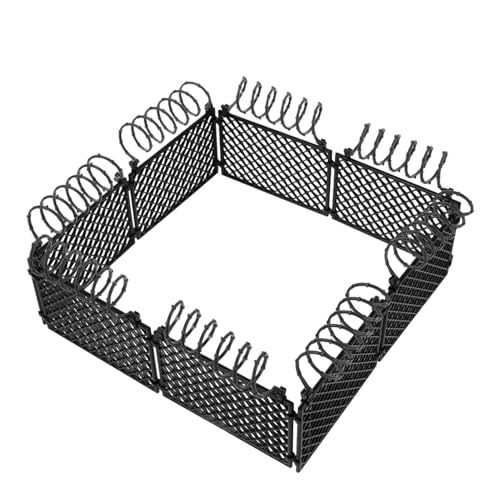 ADOCARN 1 Satz Miniaturzaun für DIY Projekte Hochwertige Flexible Zaunmodelle aus Kunststoff für Jungen für Kreative und Szenen Wie Gefängnisse und Militärsettings von ADOCARN