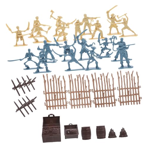 ADOCARN 1 Satz Piraten Modellspielzeugset mit Zubehörteilen Kreatives Rollenspiel für Piratenabenteuer und Halloween Fördert Fantasie ADOCARN 1 Satz Piraten Modellspielzeugset mit Zubehörteilen Kreatives Rollenspiel für Piratenabenteuer und Halloween Fördert Fantasie von ADOCARN