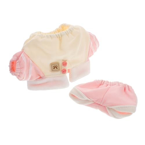 ADOCARN 1 Satz Puppenkleidung aus Baumwolle Freizeitoutfit mit Sweatshirt und Hose für Stofftiere und Babypuppen für Sammler und Puppenliebhaber ADOCARN 1 Satz Puppenkleidung aus Baumwolle Freizeitoutfit mit Sweatshirt und Hose für Stofftiere und Babypuppen für Sammler und Puppenliebhaber von ADOCARN