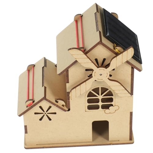 ADOCARN 1 Satz Solarbetriebene Modell DIY Holzhaus Wissenschaftliches für Sicher und Kreativ für Schulprojekte und Experimente ADOCARN 1 Satz Solarbetriebene Modell DIY Holzhaus Wissenschaftliches für Sicher und Kreativ für Schulprojekte und Experimente von ADOCARN