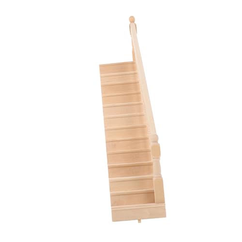 ADOCARN 1 Satz Treppenmodell aus Holz Dekorationszubehör für Puppenhäuser für Kreative Spielräume Fördert die Fantasie und Freude Beim ADOCARN 1 Satz Treppenmodell aus Holz Dekorationszubehör für Puppenhäuser für Kreative Spielräume Fördert die Fantasie und Freude Beim von ADOCARN