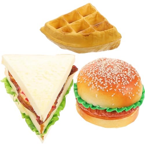 ADOCARN 1 Satz simuliertes Brot Umhänge für Präsentationstablett Tüllrock für interaktives gefälschte Lebensmittelspielzeuge künstliche Nahrung PVC ADOCARN 1 Satz simuliertes Brot Umhänge für Präsentationstablett Tüllrock für interaktives gefälschte Lebensmittelspielzeuge künstliche Nahrung PVC von ADOCARN