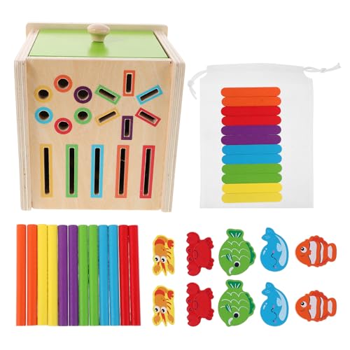 ADOCARN 1 Set Formsortierer: Formsortierspielzeug für Kleinkinder – Montessori-Farbenabgleich und geometrisches Puzzle – Lernspielzeug aus Holz für Jungen und Mädchen ab 3 Jahren ADOCARN 1 Set Formsortierer: Formsortierspielzeug für Kleinkinder – Montessori-Farbenabgleich und geometrisches Puzzle – Lernspielzeug aus Holz für Jungen und Mädchen ab 3 Jahren von ADOCARN