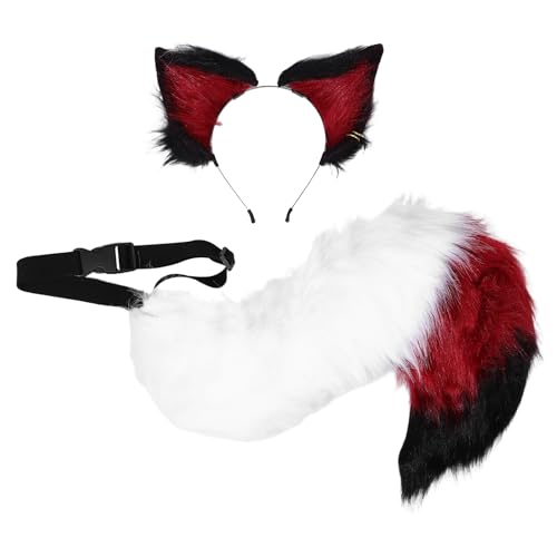 ADOCARN 1 Set Halloween-Fuchs-Haarband: Pelziges Cosplay-Zubehör – Plüsch-Fuchs-Maskenball-Stirnband – Verkleidungszubehör mit künstlichem für Halloween-Partys und Festivals ADOCARN 1 Set Halloween-Fuchs-Haarband: Pelziges Cosplay-Zubehör – Plüsch-Fuchs-Maskenball-Stirnband – Verkleidungszubehör mit künstlichem für Halloween-Partys und Festivals von ADOCARN