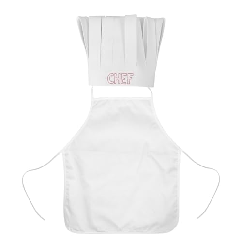 ADOCARN 1 Set Kochkostüm für Neugeborene: Koch-Outfit für Neugeborenenfotos – Babyschürze, Mütze, Kostüm, Fotografie-Requisite für Familientreffen, 3–12 Monate altes Baby von ADOCARN