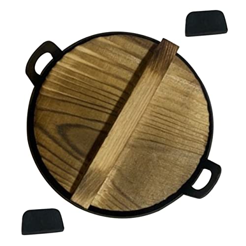 ADOCARN 1 Set Mini Shiwan Wok Küchenspielzeug Simuliertes Kochgeschirr Spielzeug Simulation Kochwerkzeug Kinderküche Spielspielzeug Kinder Kochgeschirr Kognitives Spielzeug Mini von ADOCARN