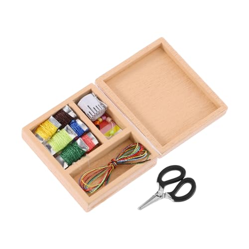 ADOCARN 1 Set Nadel Und Fadenbox Modell Make It Mini Puppenhausmöbel Werkzeug – Mini Zeug Mini Puppenhauszubehör Miniatur Puppenhauszubehör Modelle Kompaktes Nähset Holz Beige ADOCARN 1 Set Nadel Und Fadenbox Modell Make It Mini Puppenhausmöbel Werkzeug – Mini Zeug Mini Puppenhauszubehör Miniatur Puppenhauszubehör Modelle Kompaktes Nähset Holz Beige von ADOCARN