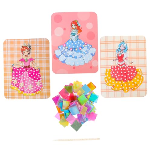ADOCARN 1 Set Spielzeug Kunst Sticharbeiten Kinder Punktiermalerei Punktiermalerei Kits Für Erwachsene Kinder Punktiermalerei Handgemachte Sticharbeiten DIY Kreuzstich Nähwerkzeug von ADOCARN