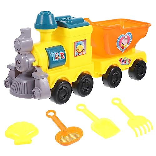 ADOCARN 1 Set Strandeimer Spielzeug, Sandspielzeug, Sandsieb, Sandkasten, Sandspielzeug, Sandkastenspielzeug, Mädchen, Kipplaster, Sandzüge, Strandwagen, Kinder, Strandwagen, Kinder, von ADOCARN