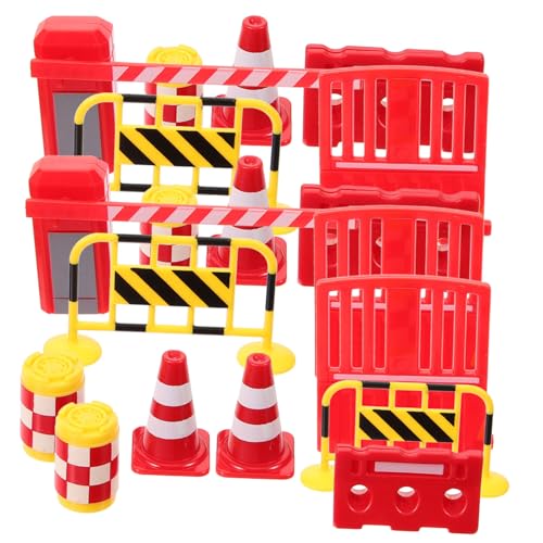 ADOCARN 1 Set Transportlehre Miniatur Verkehrsbarriere Straßenschild Verkehrsschild Spielzeug Miniatur Verkehrsschild Spielzeug Verkehrsschild Barrikadenspielzeug Mini Straßenkegel Mini ADOCARN 1 Set Transportlehre Miniatur Verkehrsbarriere Straßenschild Verkehrsschild Spielzeug Miniatur Verkehrsschild Spielzeug Verkehrsschild Barrikadenspielzeug Mini Straßenkegel Mini von ADOCARN