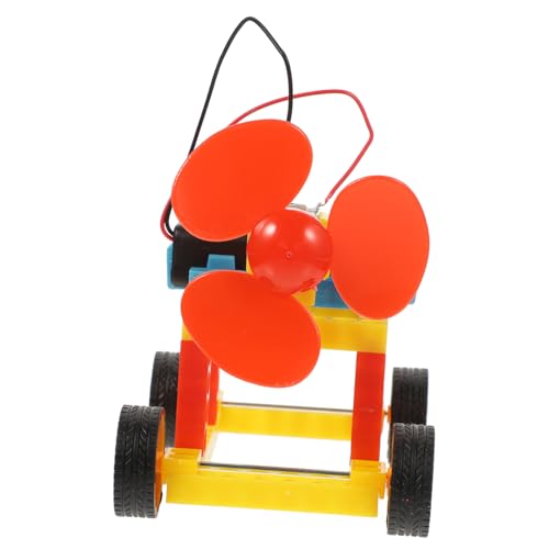 ADOCARN 1 Set Windmühlenauto Autobausatz Autos Windkraftauto Zusammenbau Wissenschaftslernset Wissenschaftspädagogik Sets DIY Lernsets DIY Stammprojekte Aus Kunststoff von ADOCARN