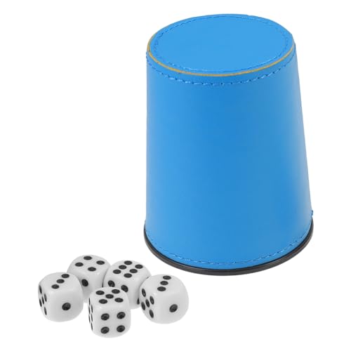 ADOCARN 1 Set Würfelset Würfelbecher Für Würfel Würfeltablett Würfelbecher Würfelbecher Würfelspiele Leiser Schüttelbecher Party Requisiten Festival Würfelbecher Bar Würfelbecher Spiel von ADOCARN